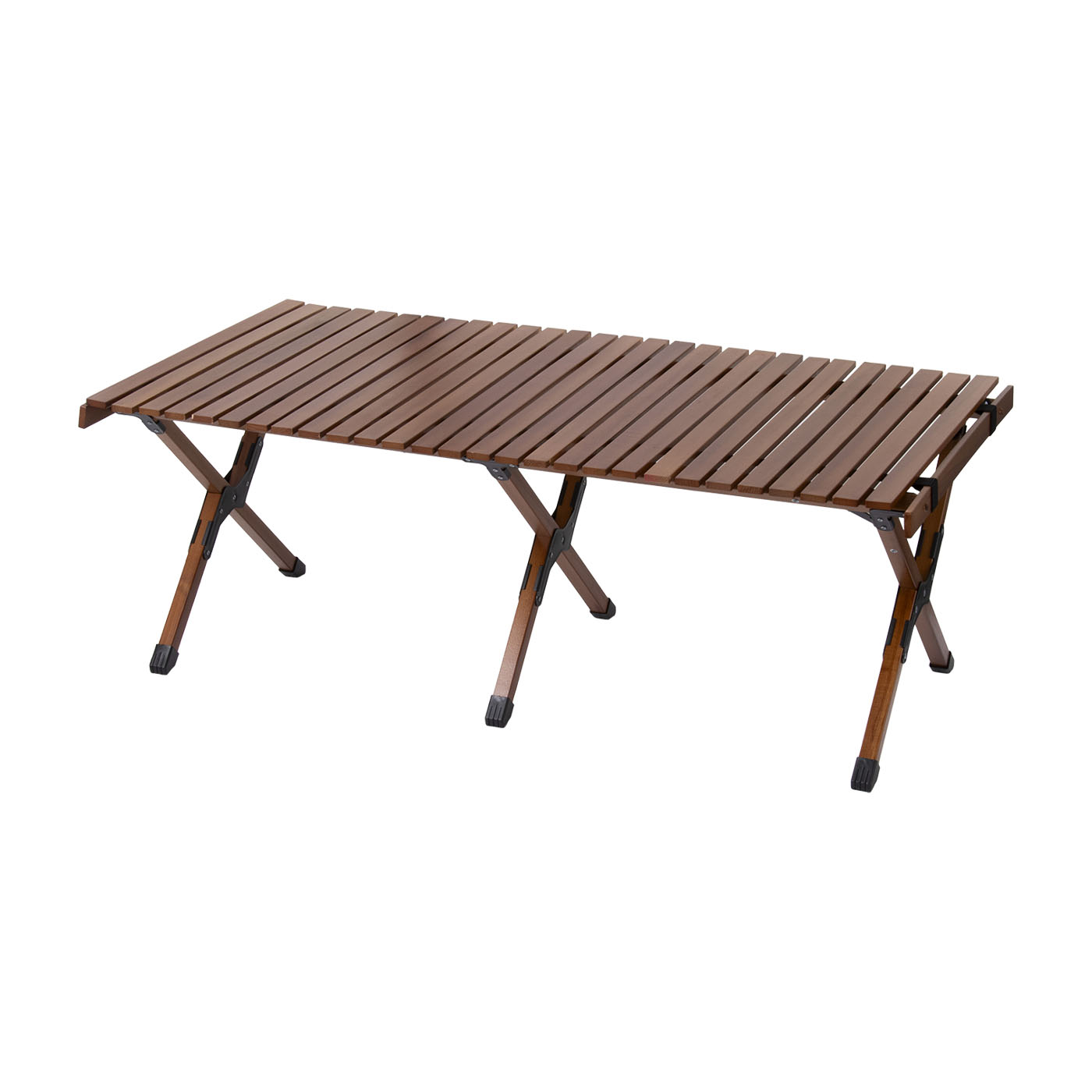 Peregrine ペレグリン◾️胡桃材 木製ロールトップテーブル アウトドア B ペレグリンデザイン キャメルテーブル ≪クルミ≫ Peregrine Design