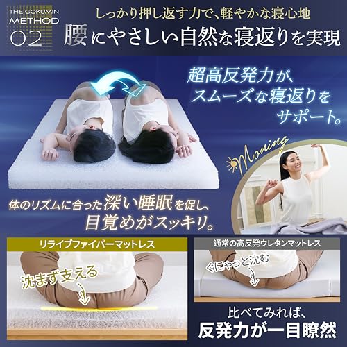 2個セット マットレス 180N高反発 セミダブル 120×200×3cm マットレス