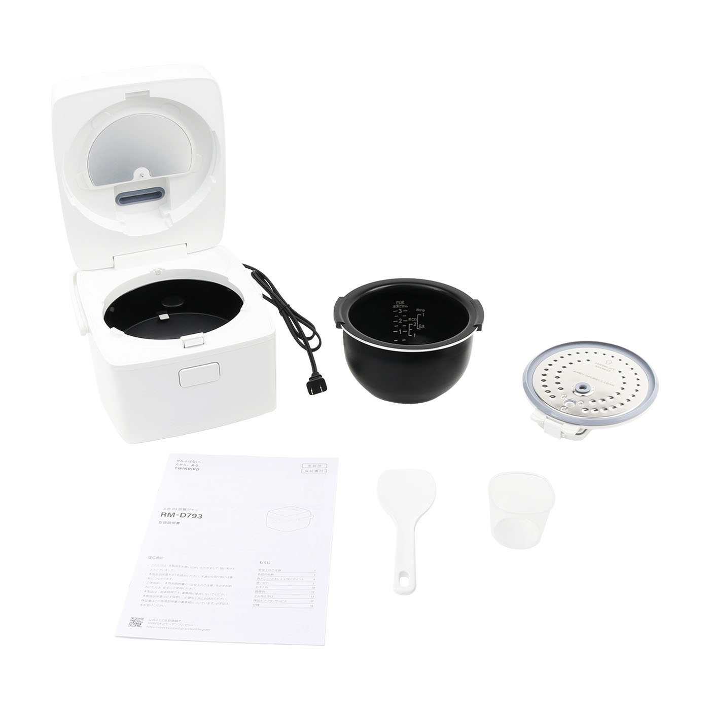 ツインバード TWINBIRD IH炊飯器 RM-D793Wを検証レビュー！一人暮らし