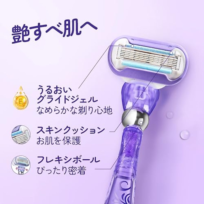 艶すべ肌へ(本体 替刃 2個) 4