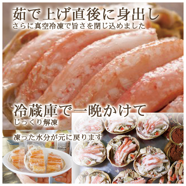 ずわいがに身出し甲羅盛り/せいこがに 3