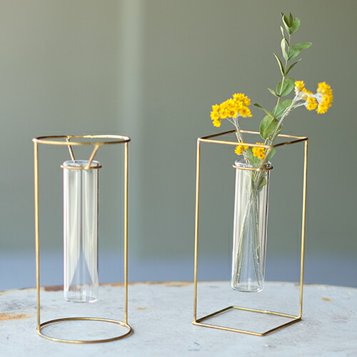 PIKE stand brass vase 2
