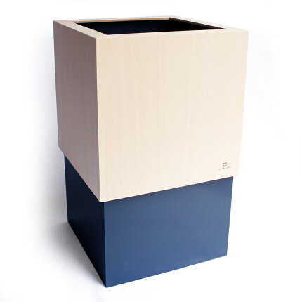 W CUBE 袋が見えないカバー付きダストボックス 1