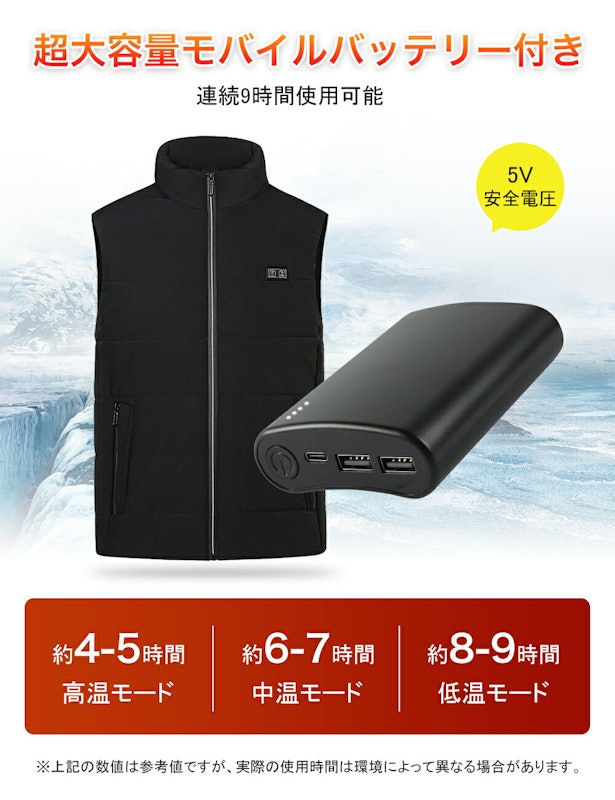 電熱ベスト 4