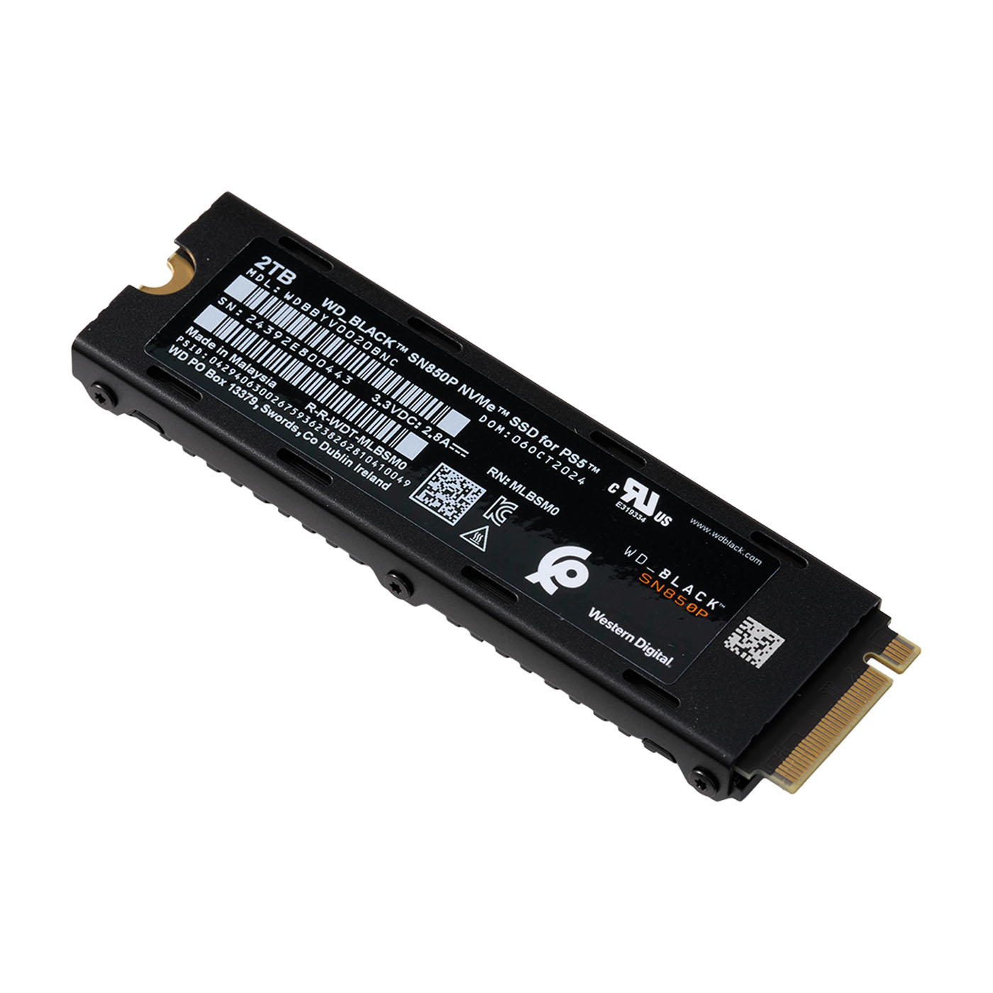 PS5公式ライセンス版 WD_BLACK SN850P 4TB 内蔵SSD 新品 【公式通販】