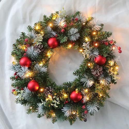 電池式クリスマスリース 5