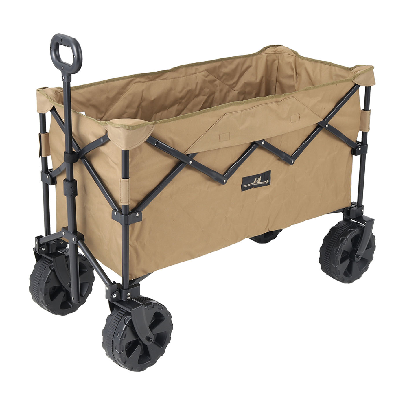 ペットカート　ストッパー付き　4輪　ベージュ×ブラック　多機能 ペットカート ストッパー付き 4輪 ベージュ×ブラック 多機能 ペット