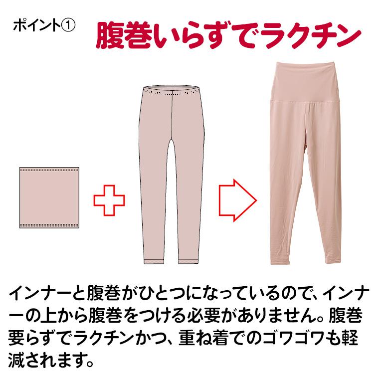  裏起毛腹巻きレギンス 2