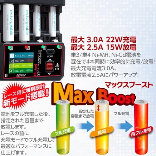 AA/AAA Charger X4 Advanced EX Pro 2