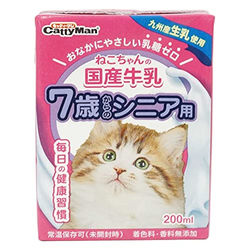 ねこちゃんの国産牛乳 7歳からのシニア用 1