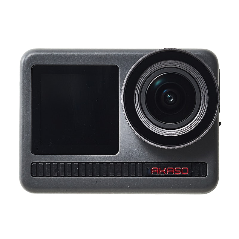 定価安い 最新 AKASO BRAVE 8 アクションカメラ 外部マイク付属 - カメラ