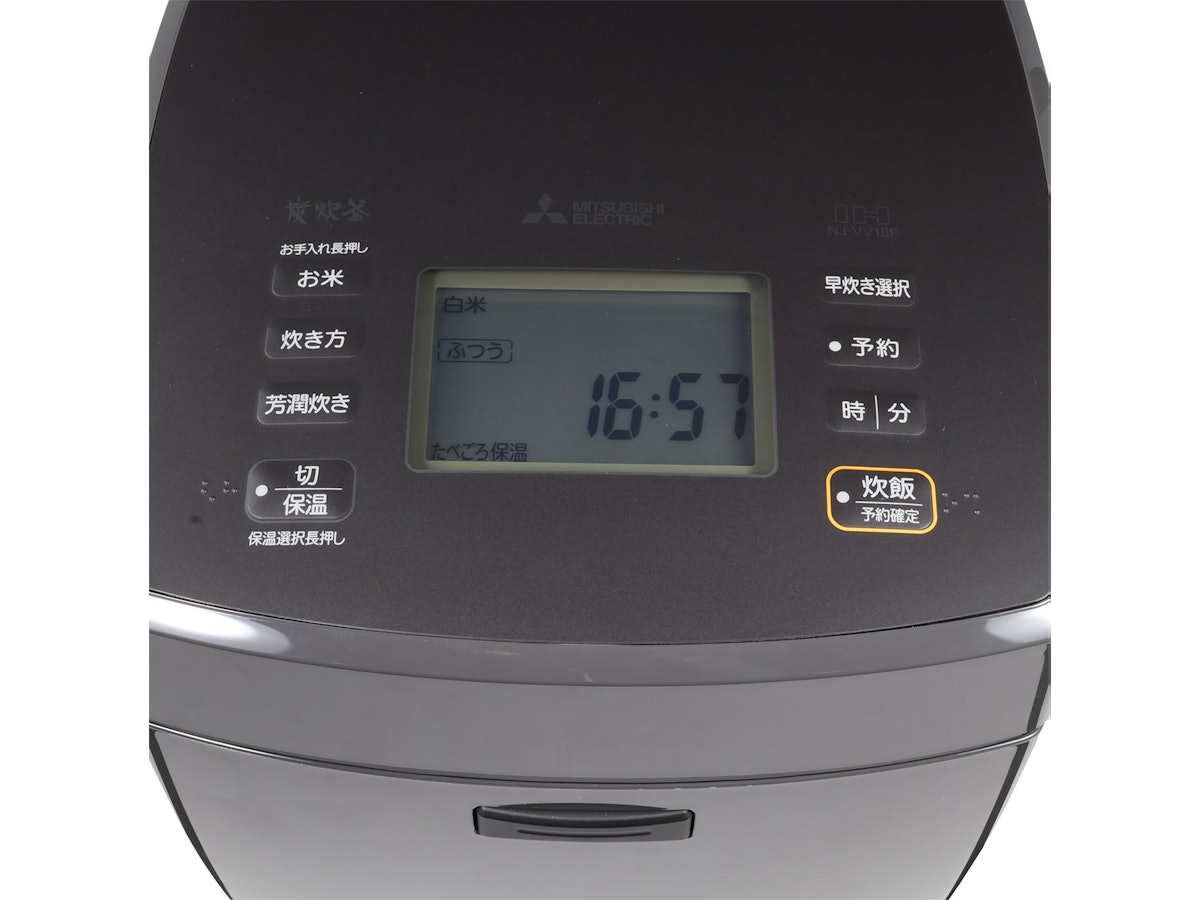 三菱電機 炭炊釜 IHジャー炊飯器 NJ-VV18Fを検証レビュー!一升 三菱電機 炭炊釜 IHジャー炊飯器 NJ-VV18Fを検証レビュー!一升