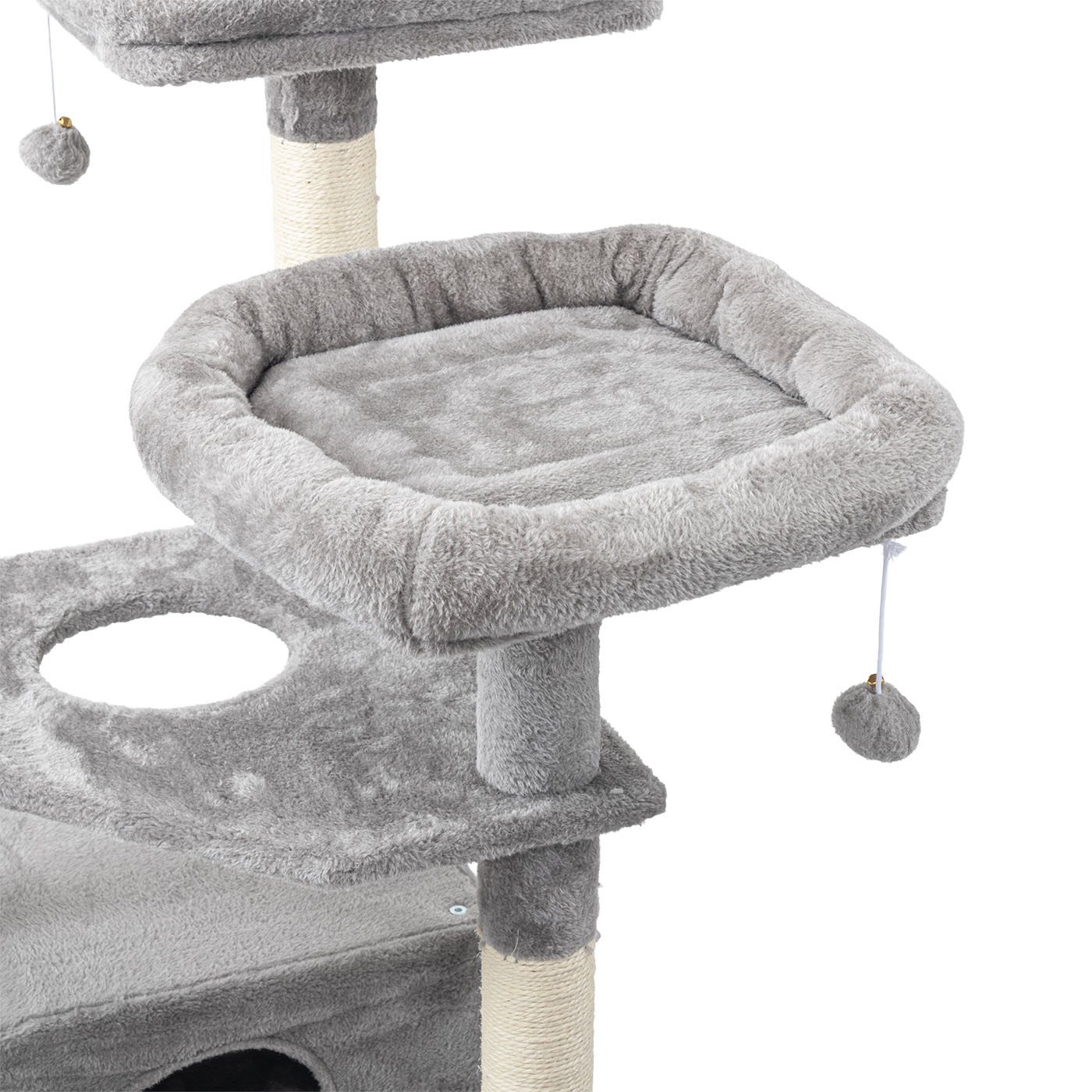 M2521-100-67】キャットタワー 大型猫用 猫タワー 耐荷重20kg 大型猫向け