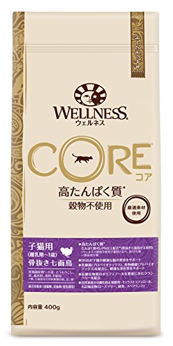 ウェルネスコア（高たんぱく質・穀物不使用）子猫用（離乳期～1歳） 骨抜き七面鳥 1
