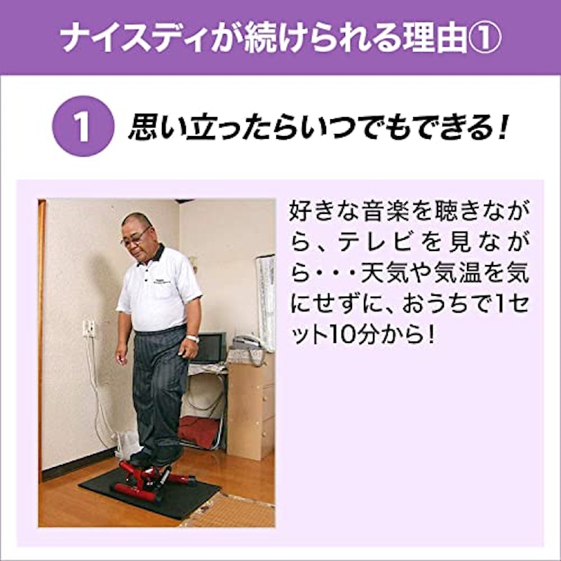健康ステッパー ナイスデイ+専用ハンドル+サポートマットセット 5