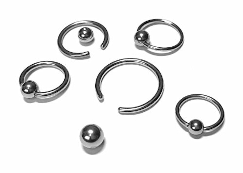 キャプティブ ビーズリング ボディピアス 3