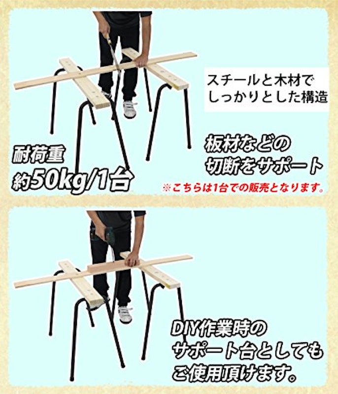 折りたたみソーホース 4