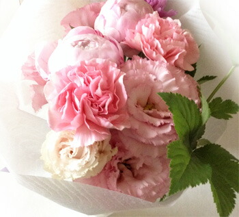 芍薬の花束 4