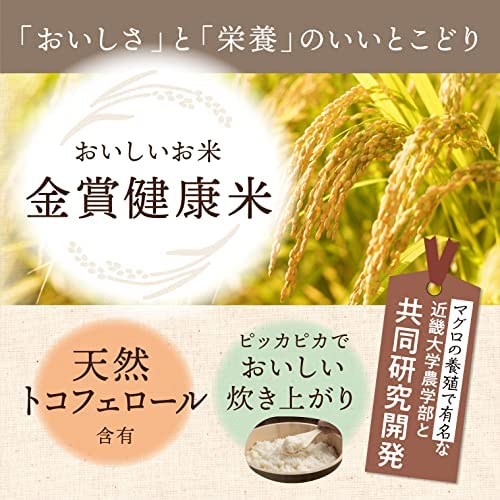 金賞健康米と玄米・黒米 ご飯パック  4