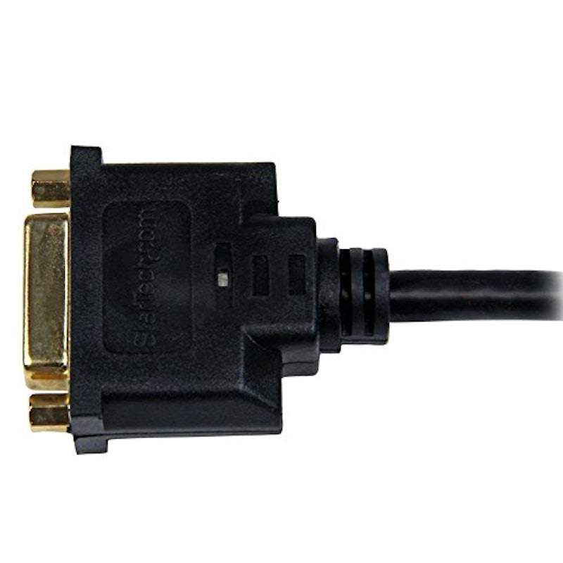 HDMI - DVI-D変換アダプタケーブル 20cm HDMI(オス) - DVI-D(メス) 4