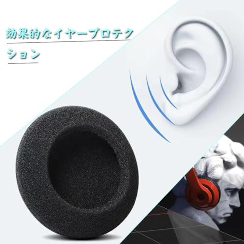 ヘッドホン交換用イヤーパッド 2セット 6