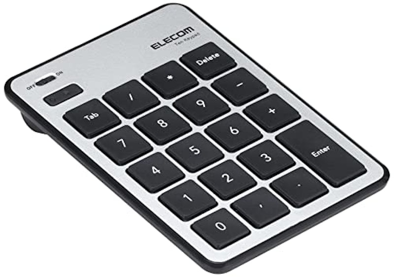mac用Bluetooth薄型テンキーパッド 1