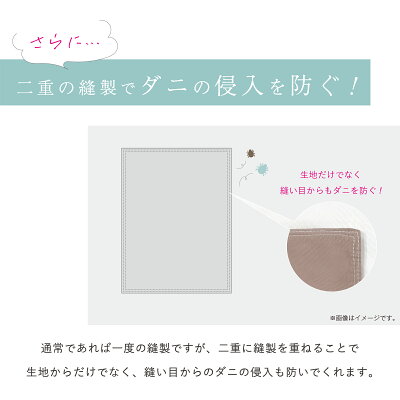 防ダニ 高密度ボックスシーツ 3