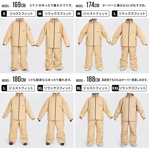 スノーボードウェア上下セットのおすすめ人気ランキング【2025年