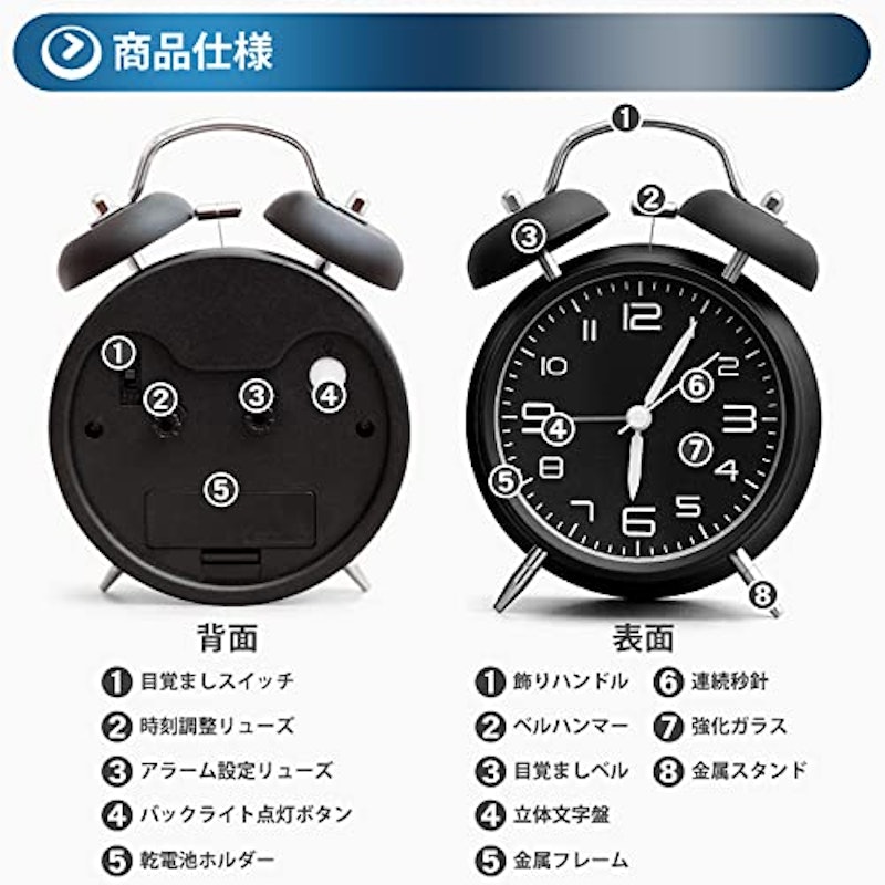 目覚まし時計 3