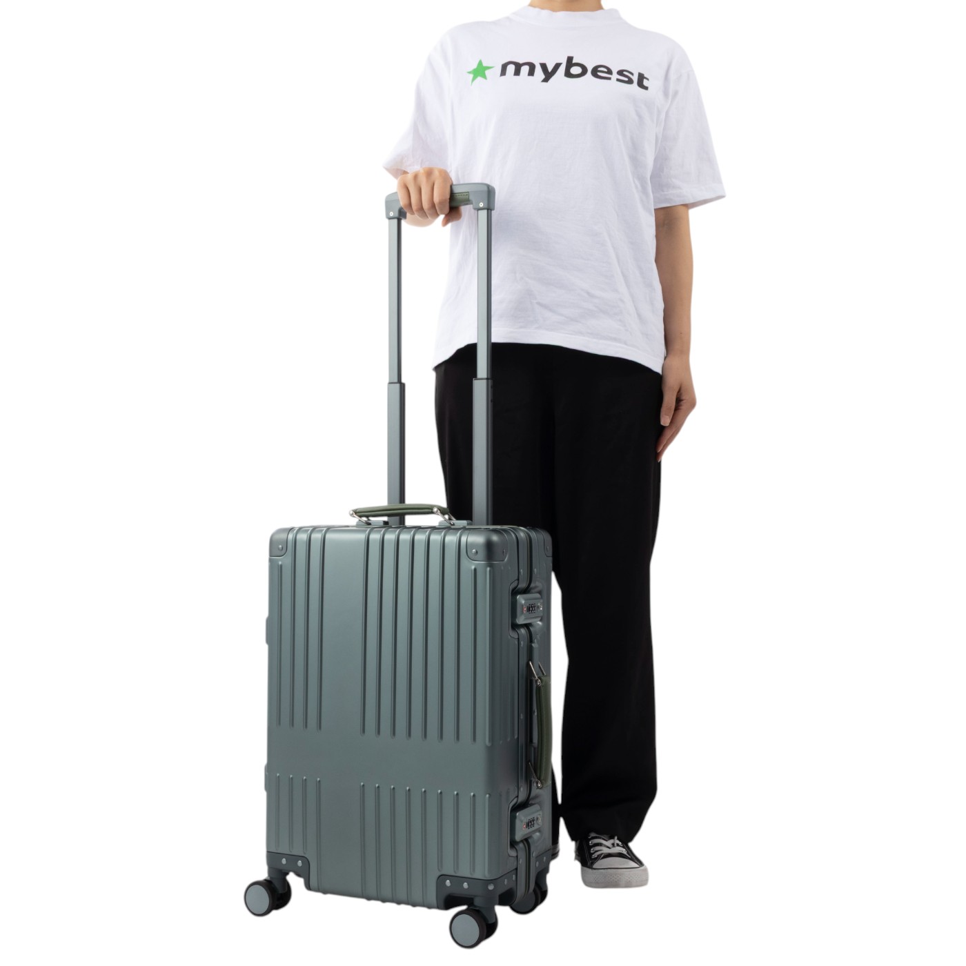 新品＊イノベーターアルミスーツケース36L＊新色 Green Bay