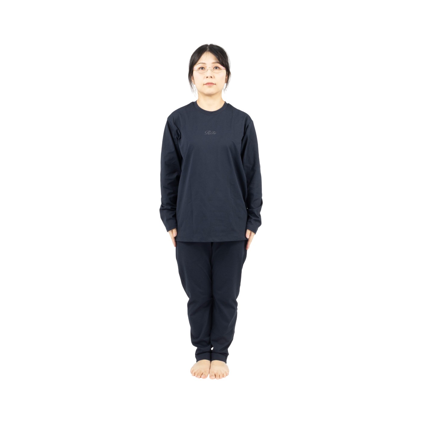 バイタルテックコンフォートジャージークルーネックロングTシャツ 2