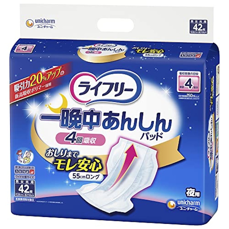 一晩中あんしん尿とりパッド 夜用 1