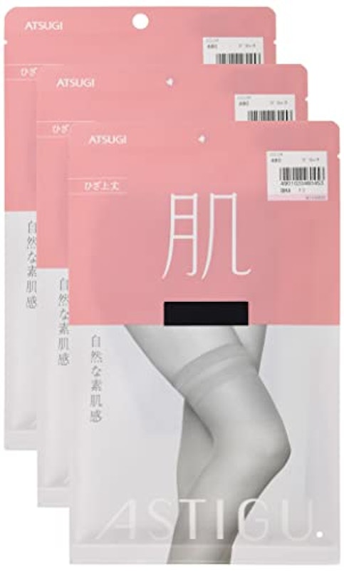 【肌】自然な素肌感 ひざ上丈ストッキング 1