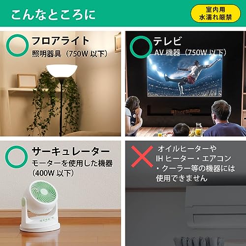 24時間タイマースイッチ 30分単位ギア式 4