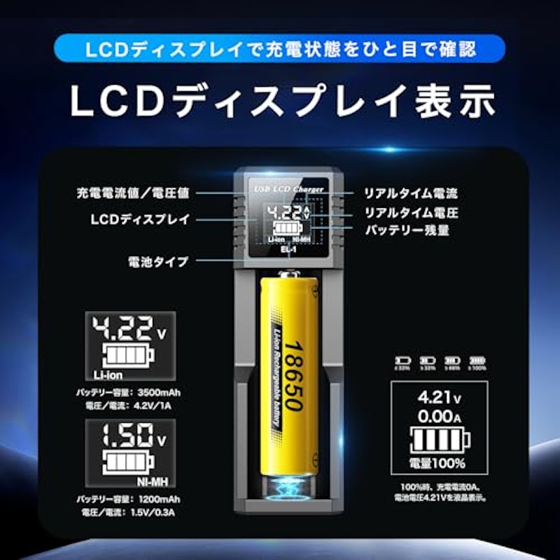 電池充電器 6