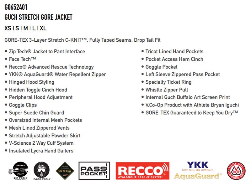 GUCH STRETCH GORE JACKET 3