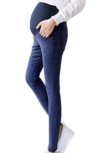 無印良品 マタニティ Mサイズ デニム パンツ ブルー ボーイフレンド 産前産後 超激安特価 ボーイフレンド