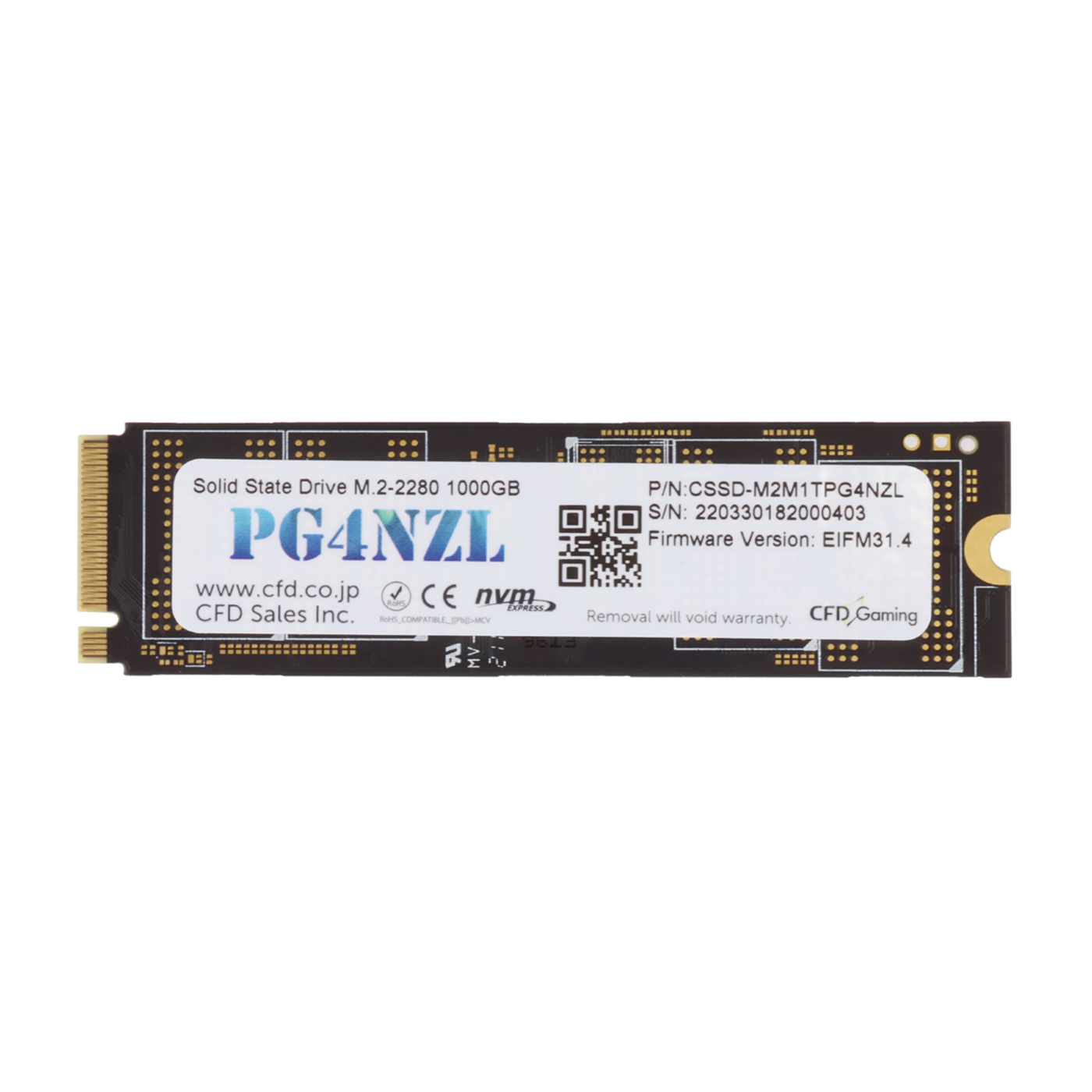 PG4VNZ シリーズ M.2接続 SSD 2