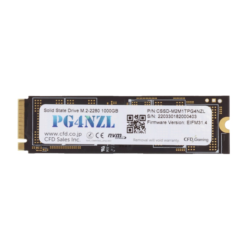 PG4VNZ シリーズ M.2接続 SSD 2