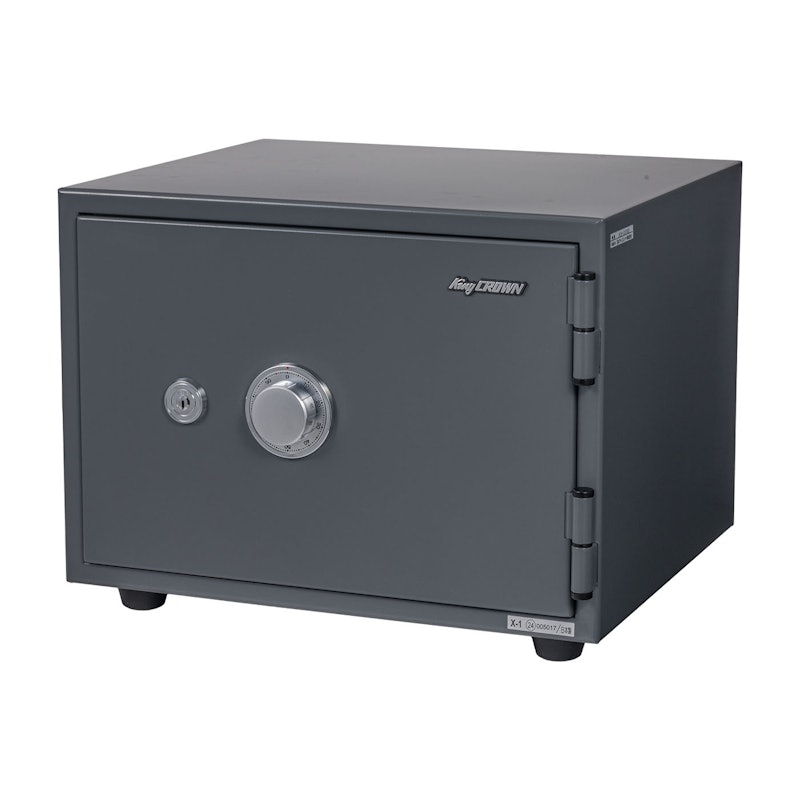 アイエスケイ キングクラウン 対火金庫 金庫 鍵あり 日本アイ・エス・ケイ キングスーパーダイヤル耐火金庫 KS-20SD