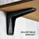 hachiLAB 棚受け金具「Rustic shelf brackets」1個 1