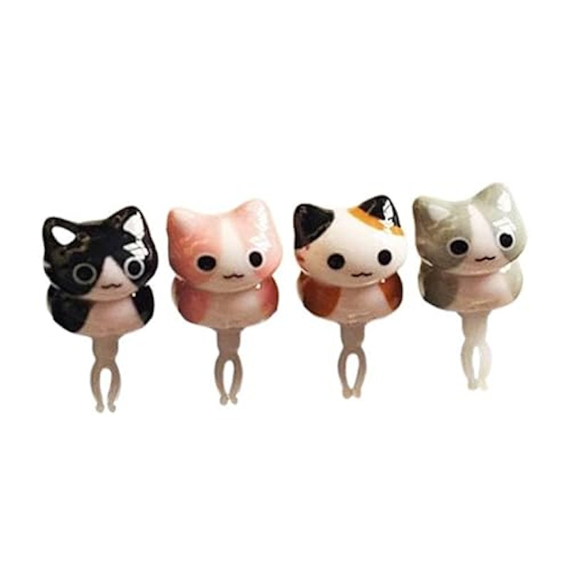 イヤフォンジャックカバー ねこ 4