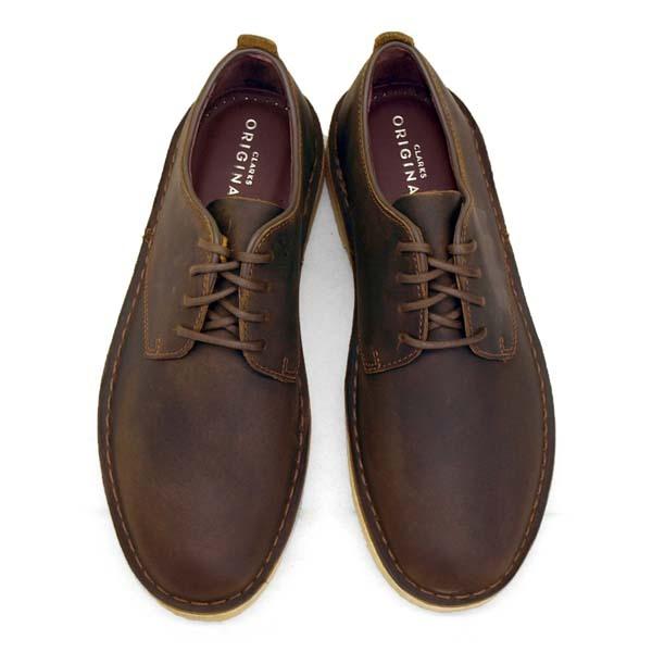 Clarks クラークス カジュアル レザーシューズ メンズ 26cm ブラウン Clarks（クラークス） カジュアルブーツ メンズ ワラビー ブラック 黒