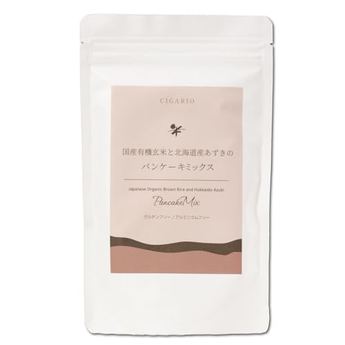 国産有機玄米と北海道産あずきのパンケーキミックス 1