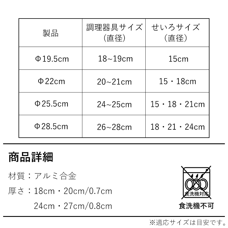  アルミセイロ受け台 3