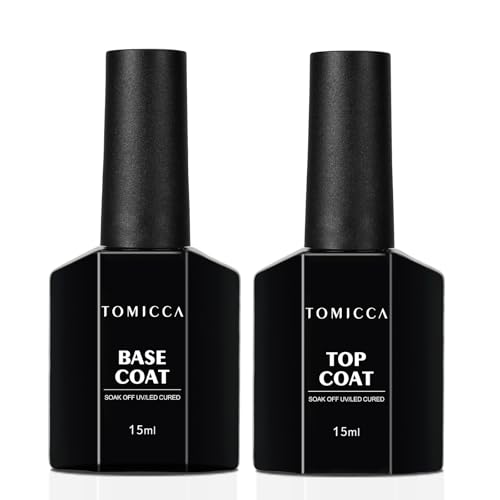 ジェルネイル トップコート ベースコート 15ml 2本セット 1