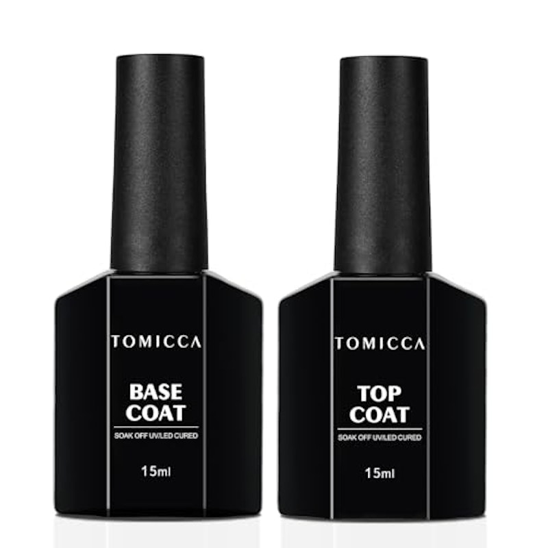 ジェルネイル トップコート ベースコート 15ml 2本セット 1