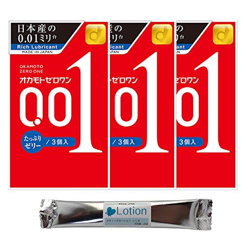 オカモトゼロワン 001 たっぷりゼリー 3個入 1