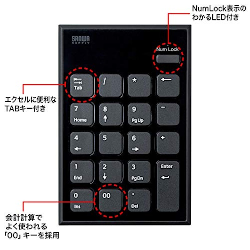 静音Bluetoothテンキー 2