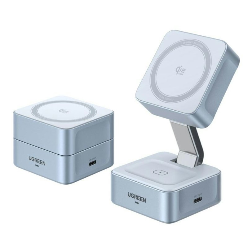 MagFlow 2-in-1 マグネット式ワイヤレス充電器 1